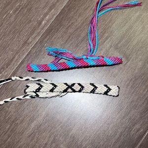 set of two handmade bracelets